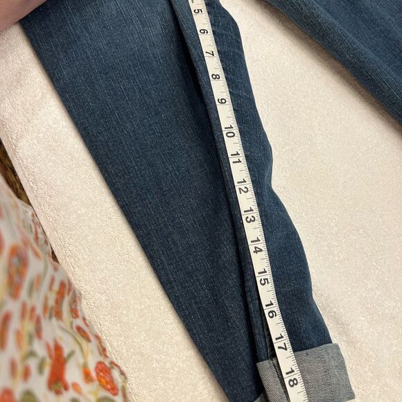 Faded Glory Dark Blue Boyfriend Jeans size 14 - Picture 9 of 11